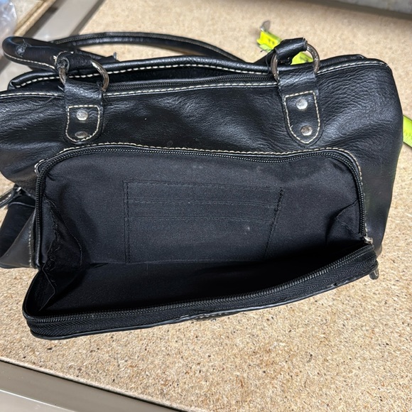 Black Silver Hardware Vintage purse. - Picture 13 of 16